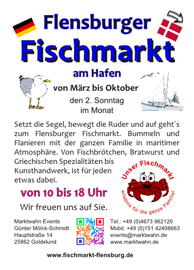 Flensburger Fischmarkt am Hafen